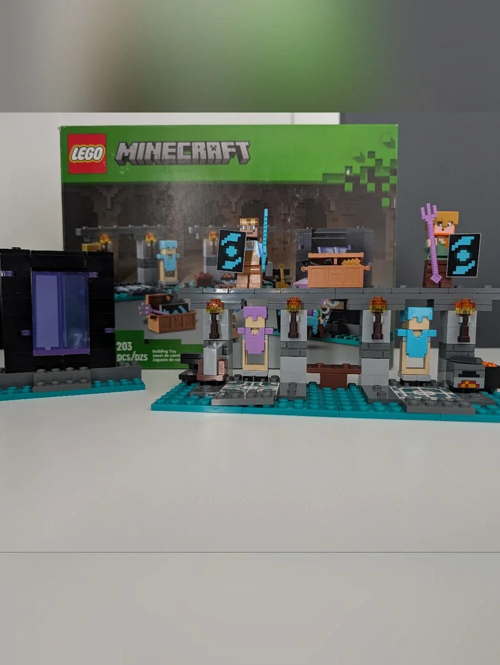 Lego Minecraft Lot Bundle 21266, 21252,21255 Complete Or Mostly CompleteNo Books
